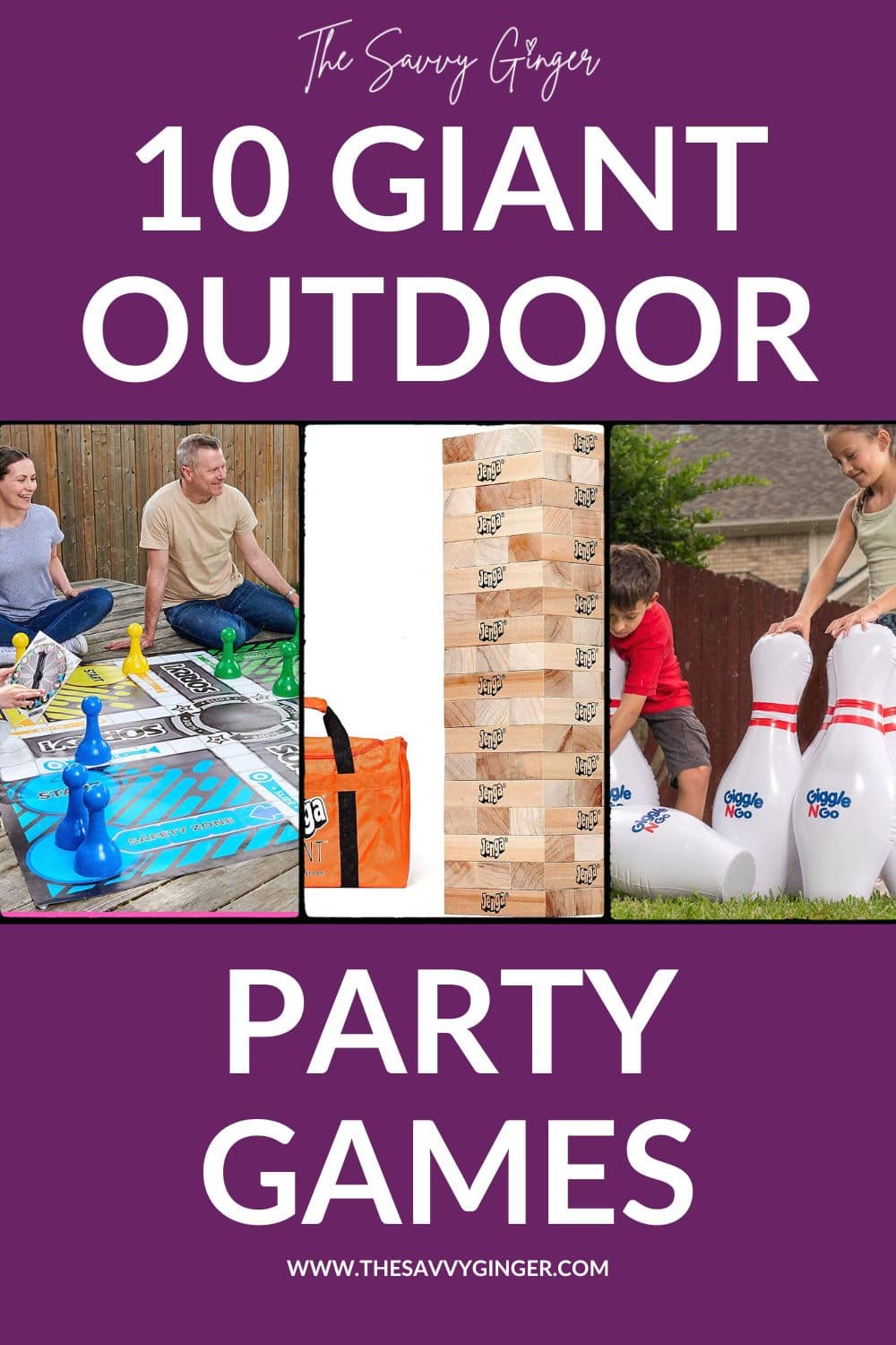 10 Giant Outdoor Party Games The Savvy Ginger