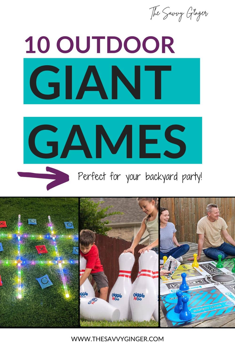 10 Giant Outdoor Party Games - The Savvy Ginger
