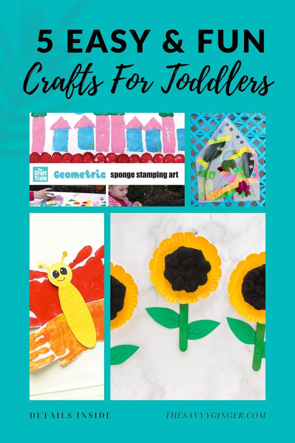 5 Easy Summer Craft Ideas For Toddlers The Savvy Ginger